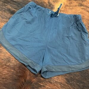 Women's Blue Athletic Shorts